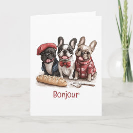 Bonjour French Bulldogs Kaart