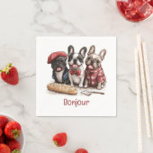 Bonjour French Bulldogs Servet (Insitu)