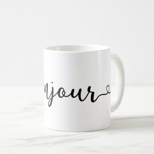 Bonjour French Design Koffiemok (Voorkant rechts)