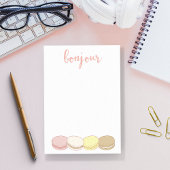 Bonjour French Macarons Pastel Post-it® Notes