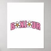 Bonjour, Goedemorgen in het Frans Poster (Voorkant)