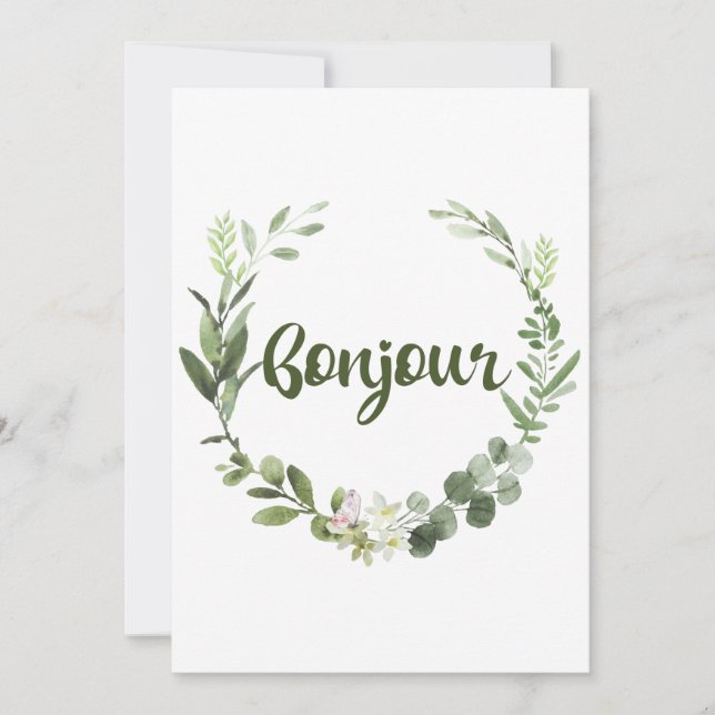 Bonjour Hallo French (Voorkant)