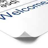 Bonjour Hallo Languages World Colorful Family Poster (Hoek)