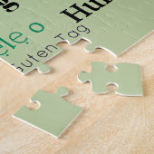 Bonjour Hallo Veel talen in de wereld kleurrijk Legpuzzel (Zijkant)