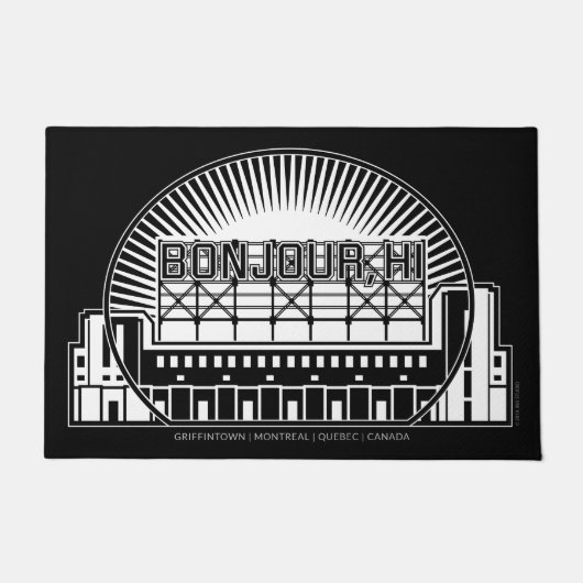 Bonjour, HI-deurmat Deurmat (Voorkant)