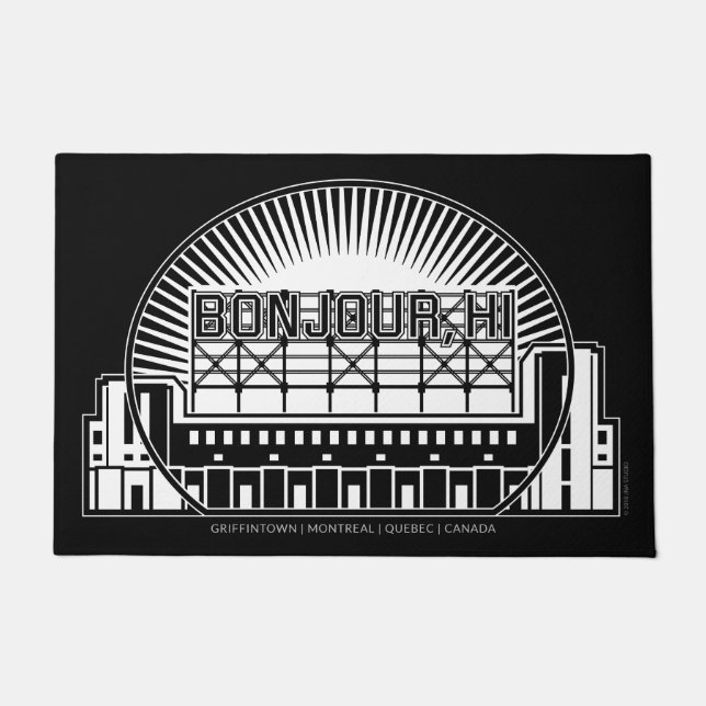 Bonjour, HI-deurmat Deurmat (Voorkant)