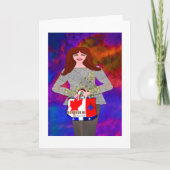 Bonjour Hi LeeMarie's creatieve ontwerp Kaart (Voorkant)