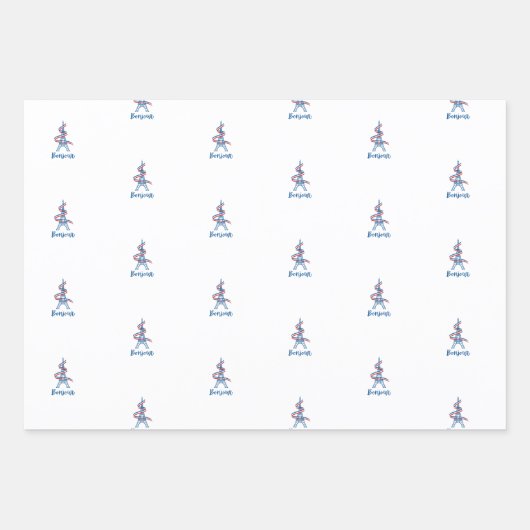 Bonjour-inpakpapier Inpakpapier Vel (Voorkant)