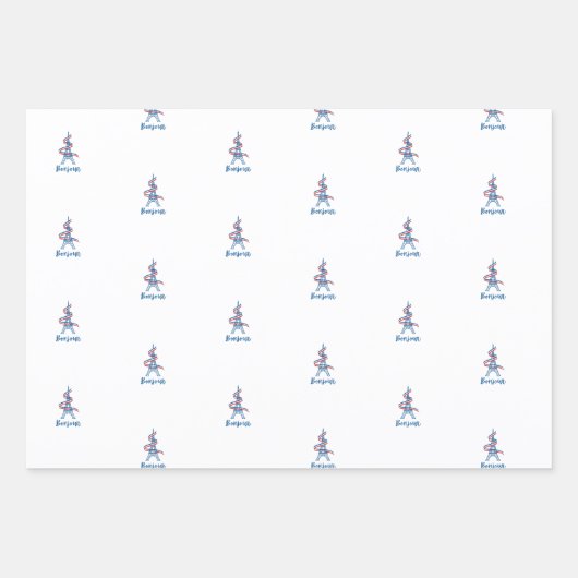 Bonjour-inpakpapier Inpakpapier Vel (Voorkant 3)