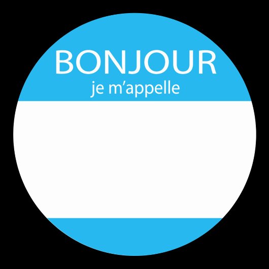 Bonjour je m'appelle French hallo label