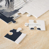 Bonjour Kleurrijke Parijs Legpuzzel (Zijkant)
