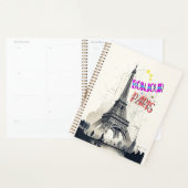 Bonjour Kleurrijke Parijs Planner (Display)