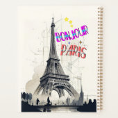Bonjour Kleurrijke Parijs Planner (Achterkant)