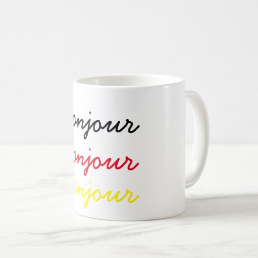 Bonjour Koffiemok (Voorkant rechts)