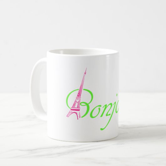 Bonjour Koffiemok (Voorkant links)