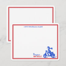 Bonjour Ma Belle Franse Scooter Gepersonaliseerd
