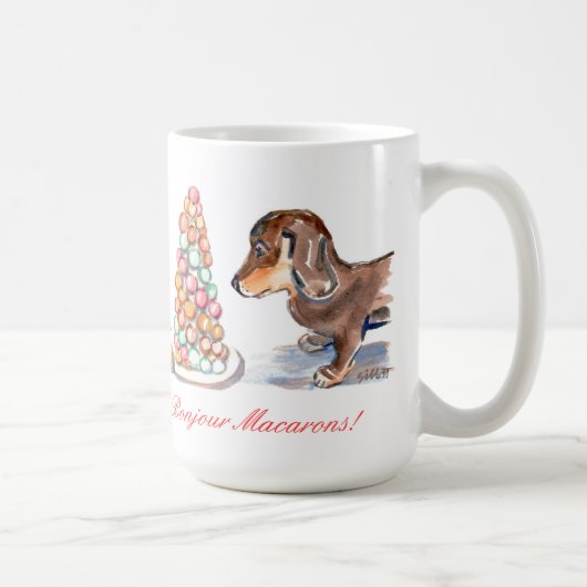 Bonjour Macarons Mok (Rechts)