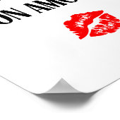 Bonjour Mon Amour Poster Print (Hoek)