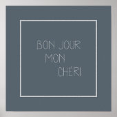 Bonjour Mon Chéri Poster (Voorkant)