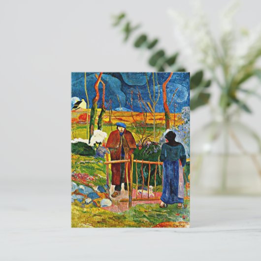Bonjour, monsieur van Paul Gauguin Briefkaart (Staand voorkant)