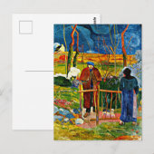 Bonjour, monsieur van Paul Gauguin Briefkaart (Voorkant / Achterkant)