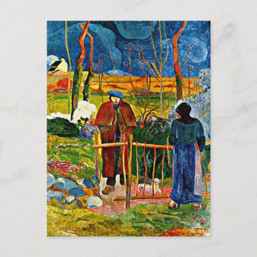 Bonjour, monsieur van Paul Gauguin Briefkaart (Voorkant)