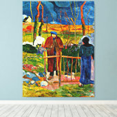 Bonjour, monsieur van Paul Gauguin Canvas Afdruk (Insitu (Houten vloer))