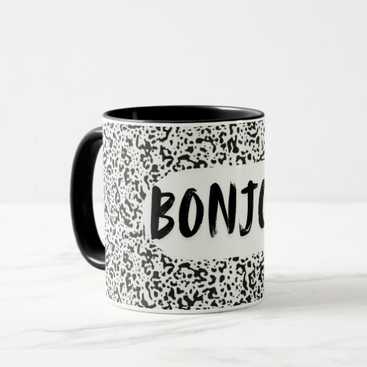 BONJOUR Mug Mok (Voorkant links)