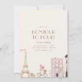 Bonjour naar vier Franse verjaardagsfeestjes in Pa Kaart (Voorkant)