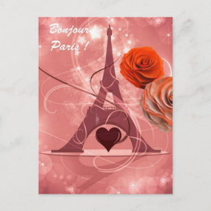 Bonjour Paris. Briefkaart