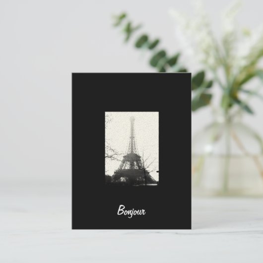 Bonjour Paris Briefkaart (Staand voorkant)