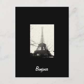 Bonjour Paris Briefkaart