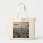 Bonjour Paris Canvas tas (Voorkant)