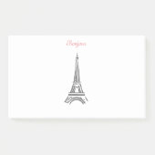 Bonjour Paris Eiffel Tower Notes (Voorkant)