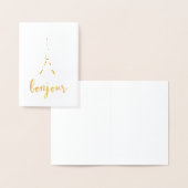 Bonjour Paris | Goud Folie Kaarten (Display)