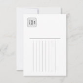 Bonjour Paris Holiday & Seasonal Briefkaart (Achterkant)