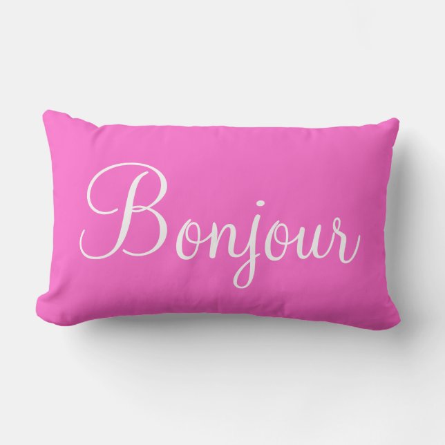 Bonjour Paris Lenden Kussen (Voorkant)