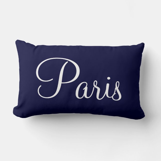 Bonjour Paris Lumbar Pillow Kussen (Voorkant)