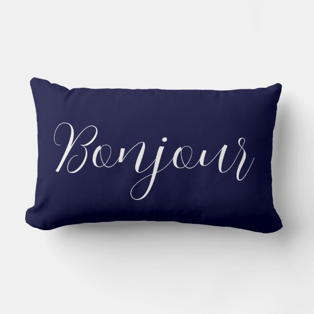 Bonjour Paris Lumbar Pillow Kussen (Voorkant)