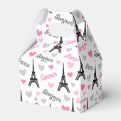 Bonjour Paris Patroonfeest Piepbox Bedankdoosjes (Achterkant)