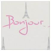 Bonjour Paris Stof (Close Up)