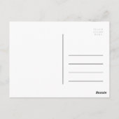  Bonjour Paris Travel Briefkaart (Achterkant)