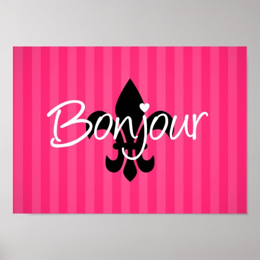 Bonjour Poster (Voorkant)