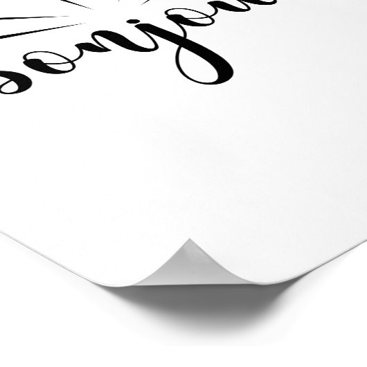 Bonjour Poster (Hoek)