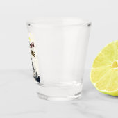 Bonjour Skyline Marathon Parijs Shot Glas (Rechts)