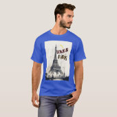 Bonjour Skyline Marathon Parijs T-shirt (Voorkant volledig)