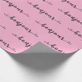 Bonjour Tiled Design Cadeaupapier (Hoek)