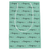 Bonjour Tiled Design Medium Cadeauzakje (Voorkant)