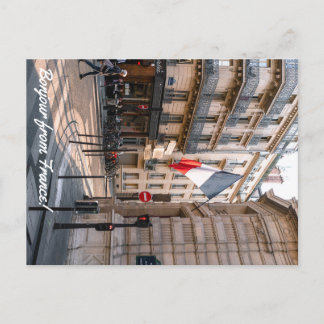 Bonjour uit het Franse Briefkaart