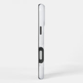 Bonjour van een vrolijke ijzeren dame iPhone hoesje (Rechterkant)